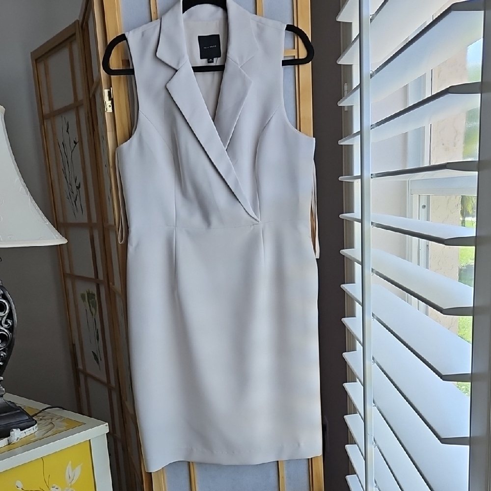 Alex Marie Sleeveless Cream Dress
